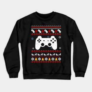 Video Game Gamer Christmas Ugly Crewneck Sweatshirt